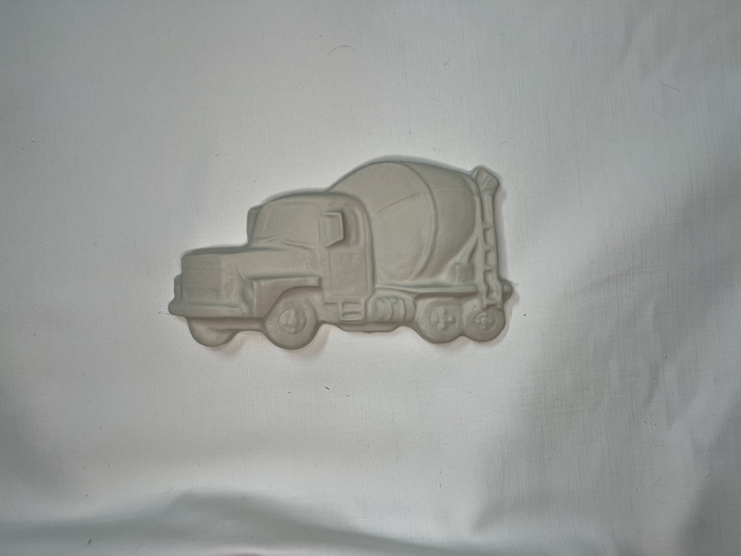 Cement Mixer Truck Paintable Plaster Kit