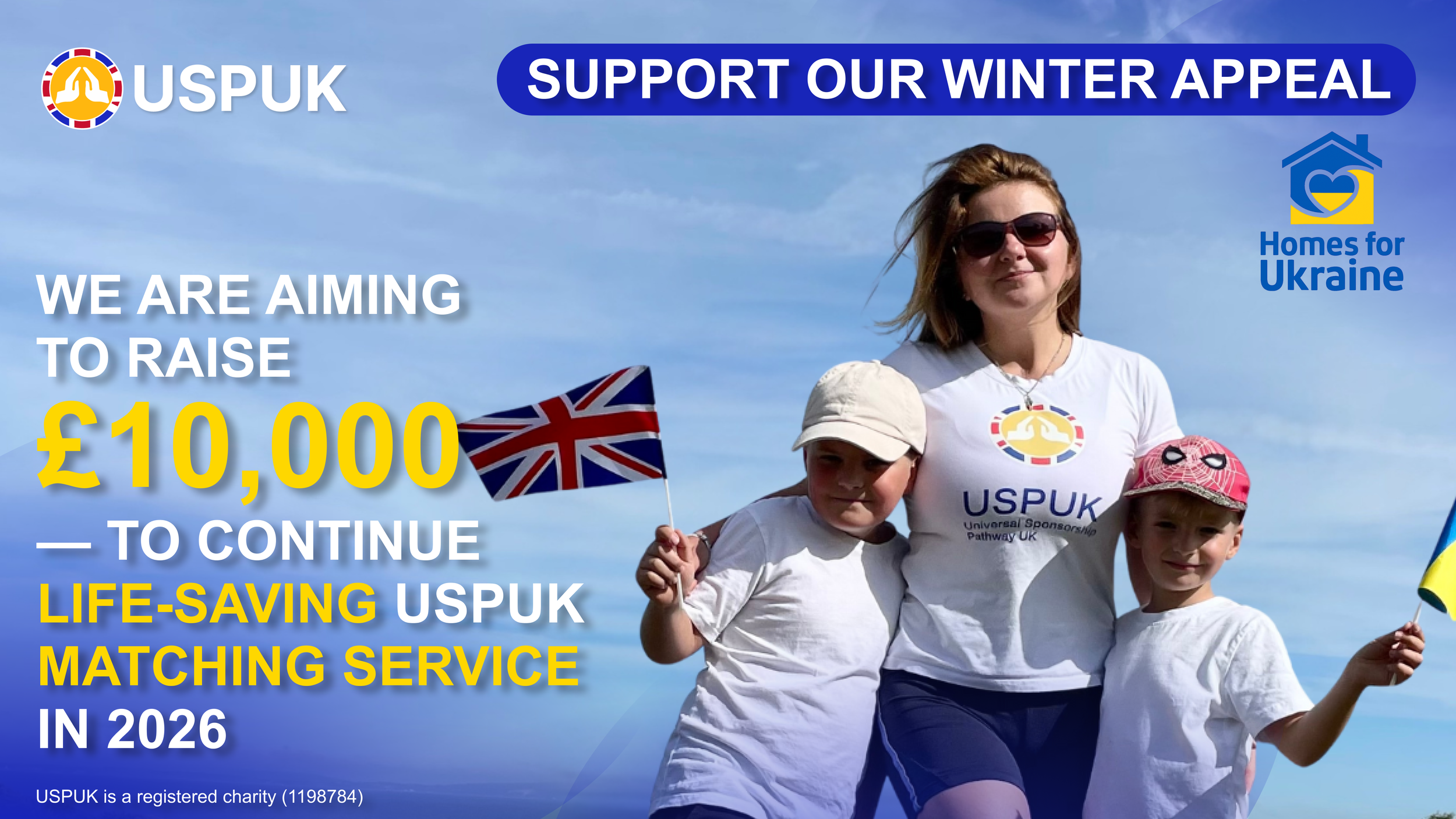 USPUK Christmas Appeal: Support Displaced Families