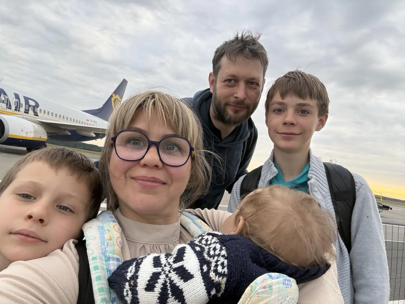 We wanted our three sons to grow up without the fear of war