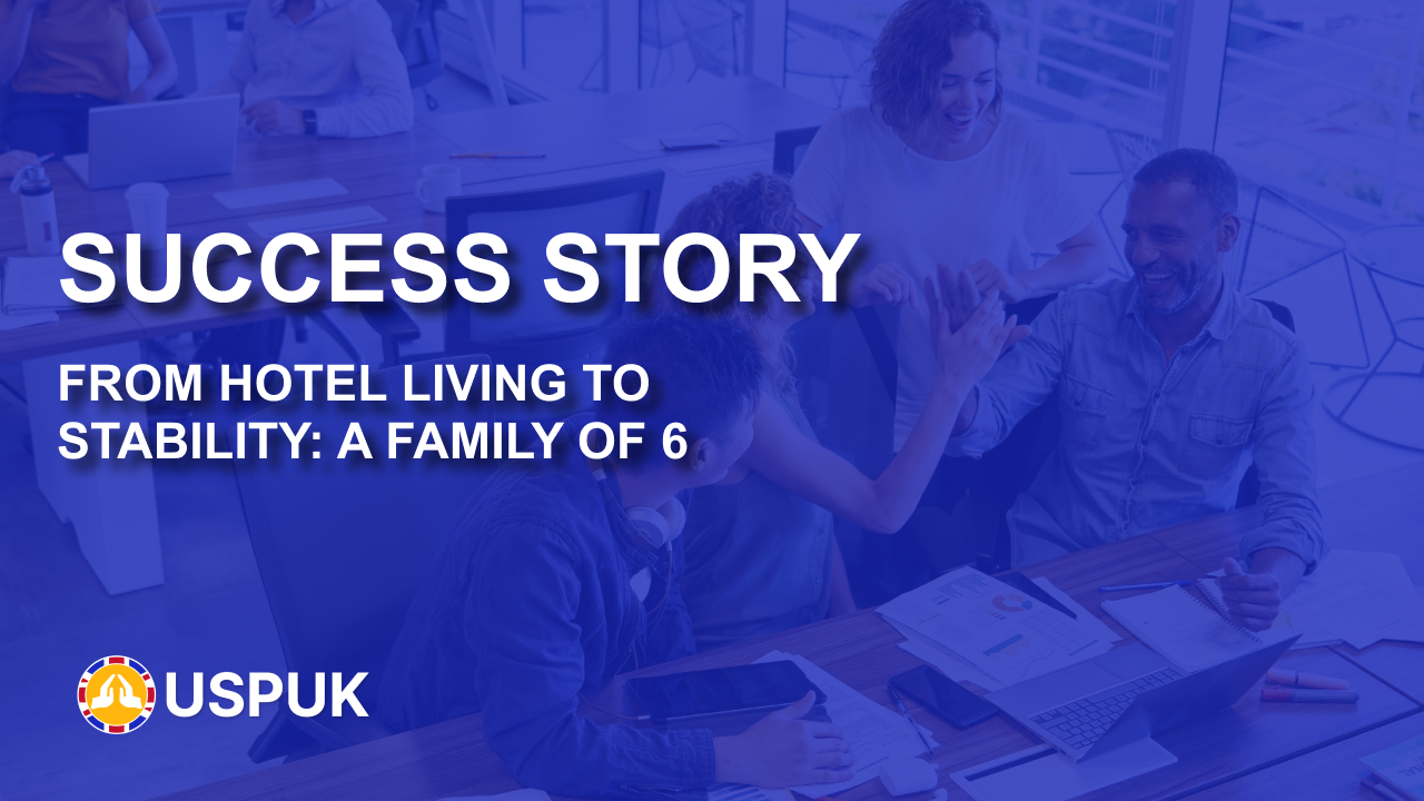 From Hotel Living to Stability: a family of 6
