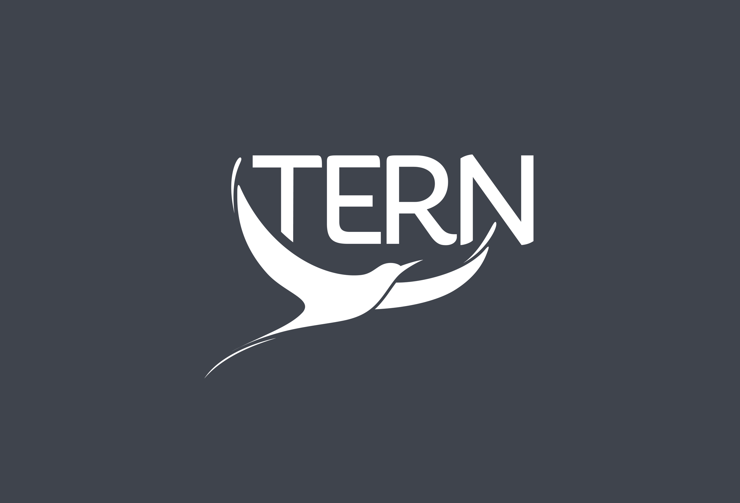 The logo features a white stylized bird with open wings, resting on a circular element, with the word 'TER' in white capital letters on a dark gray background.