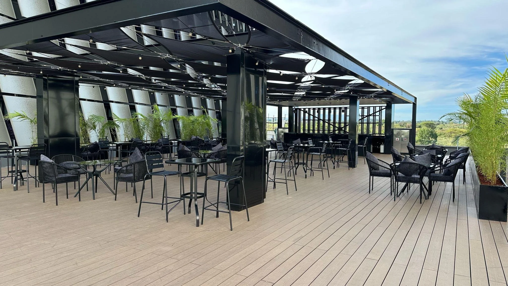 A 3D Rendering of the HQ Kenya House Outdoor Space