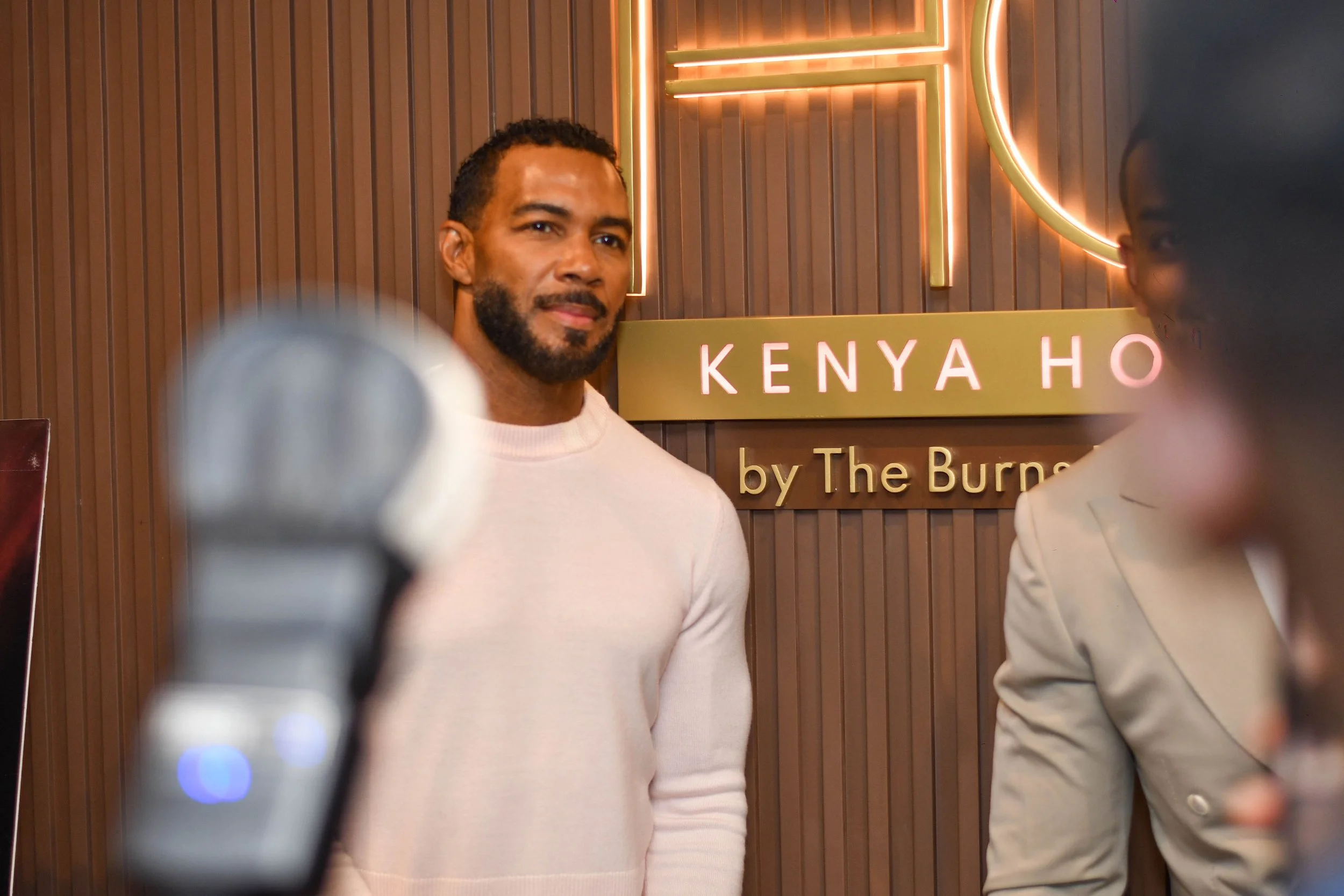 Omari Hardwick at HQ Kenya House Opening