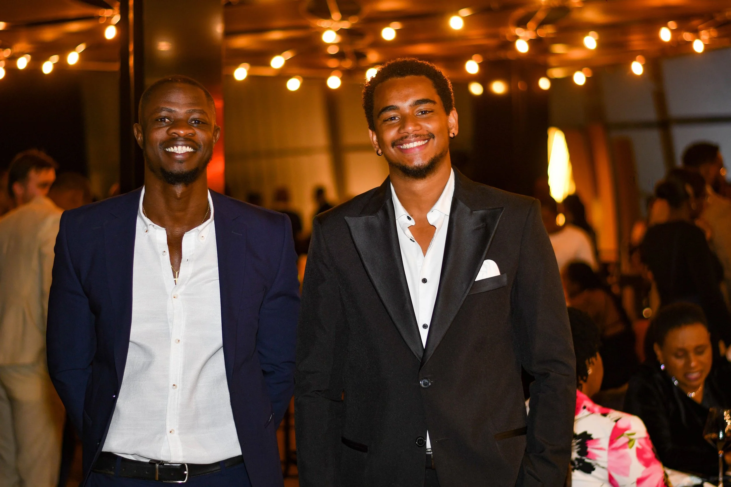 HQ Kenya House Outdoor Terrace at night