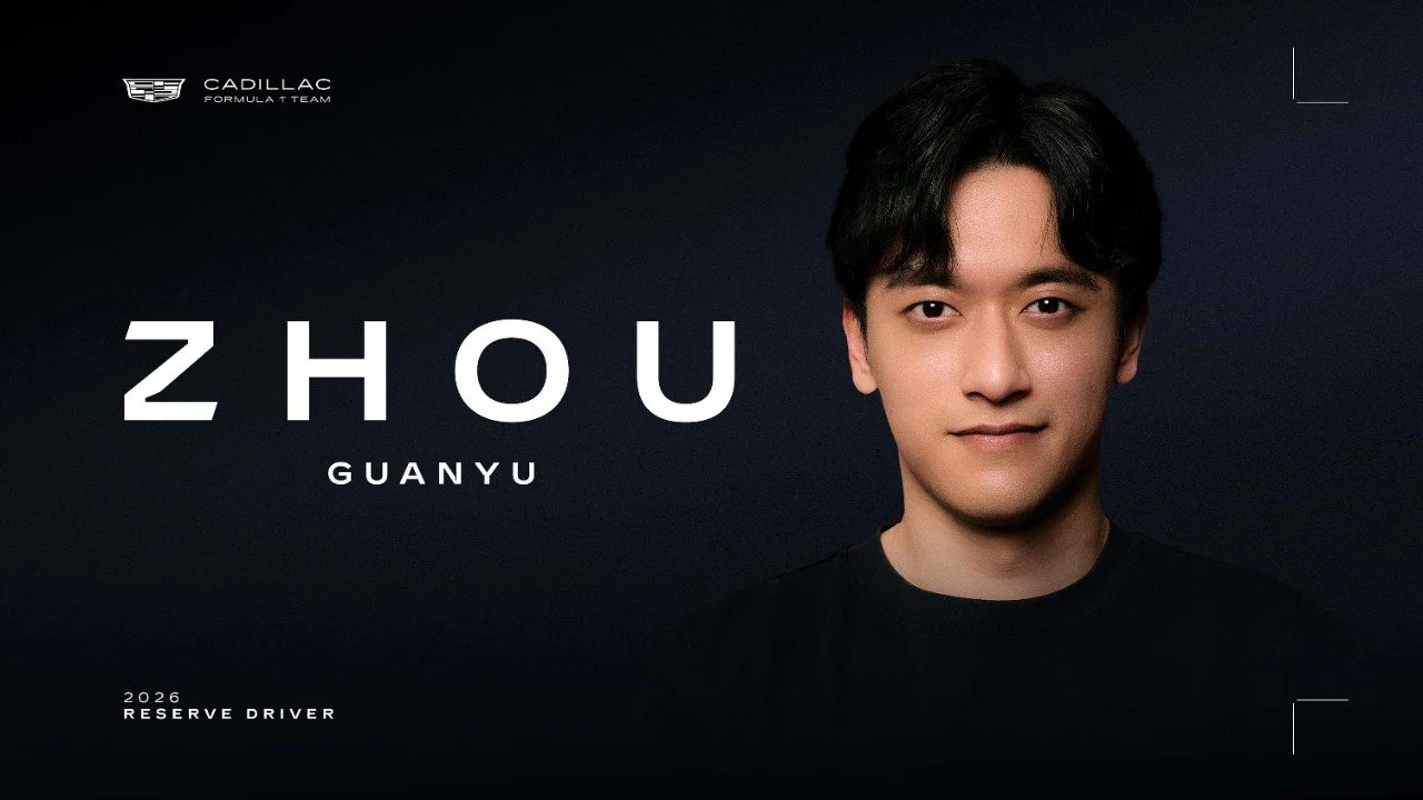 Cadillac recruits Zhou Guanyu for reserve role in debut F1 season