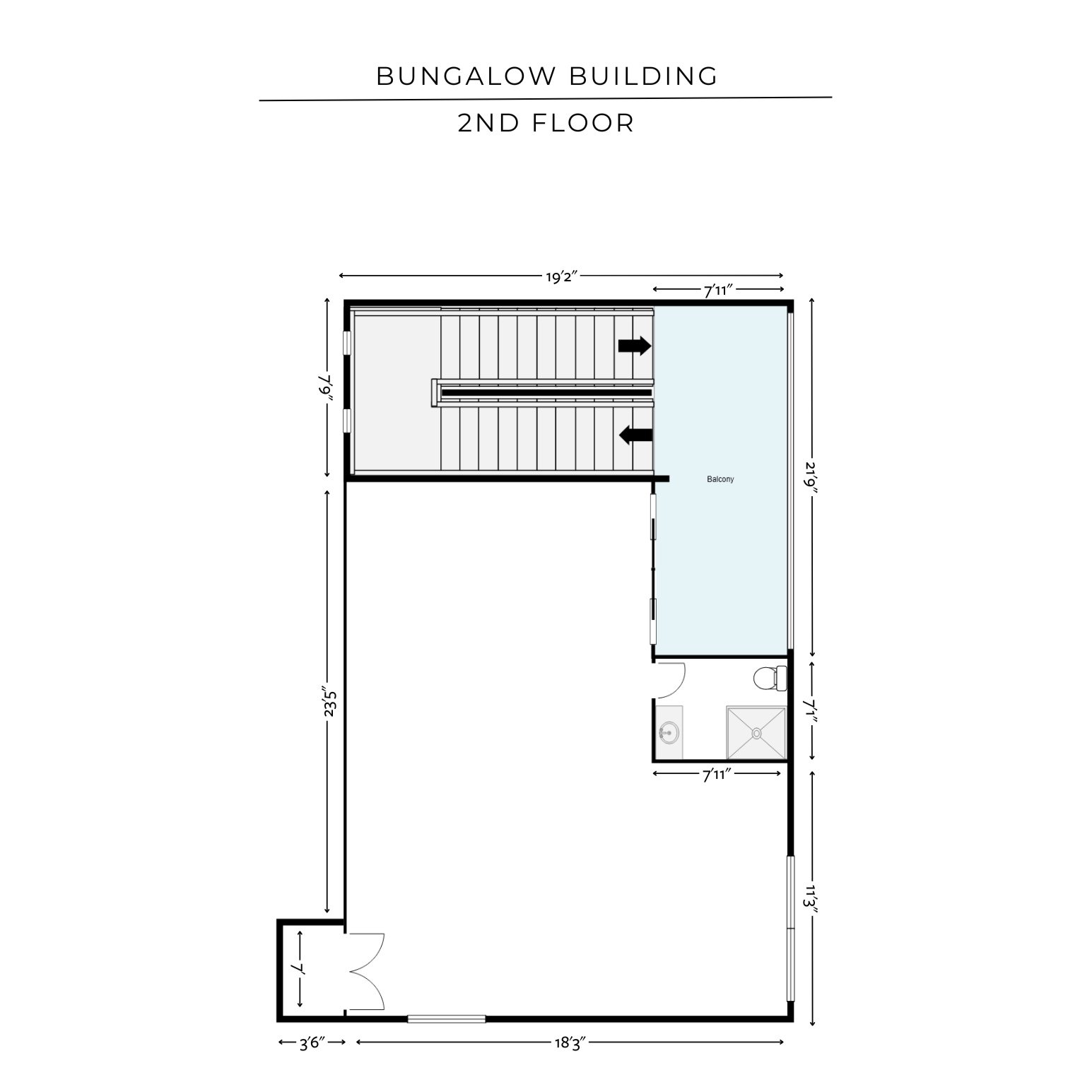 Floor plan with dimensions