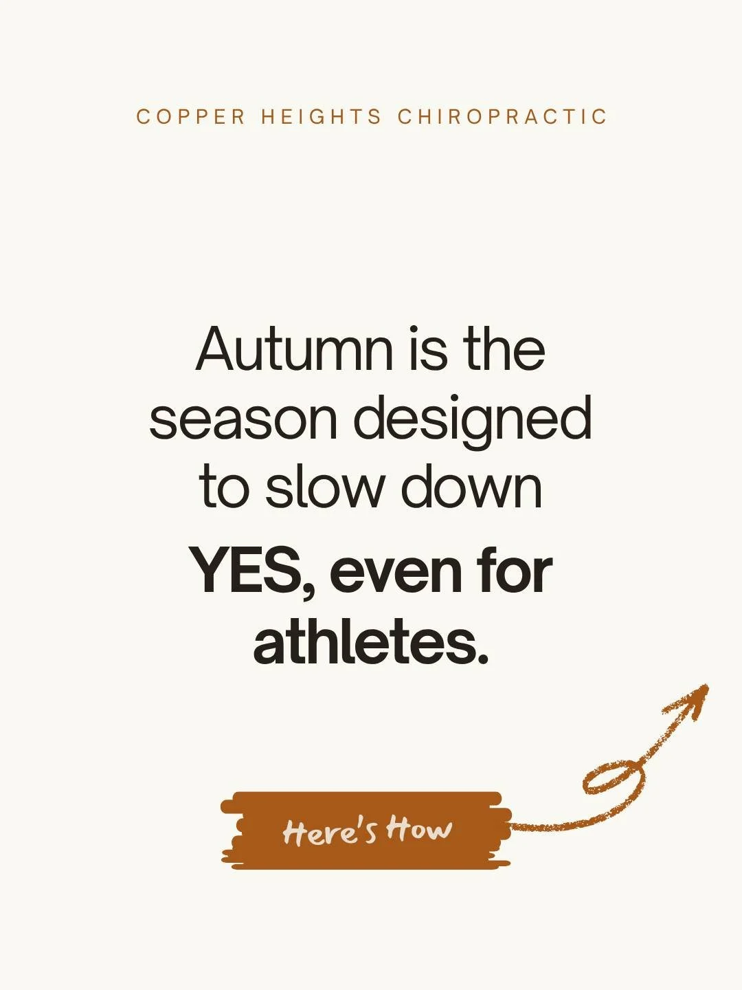 At Copper Heights, we see athletes of all kinds &mdash; from pros to weekend warriors who simply love to move. 

But one of the biggest lessons we remind them of? Rest is part of training.
Slowing down gives your body the chance to rebuild, recover, 