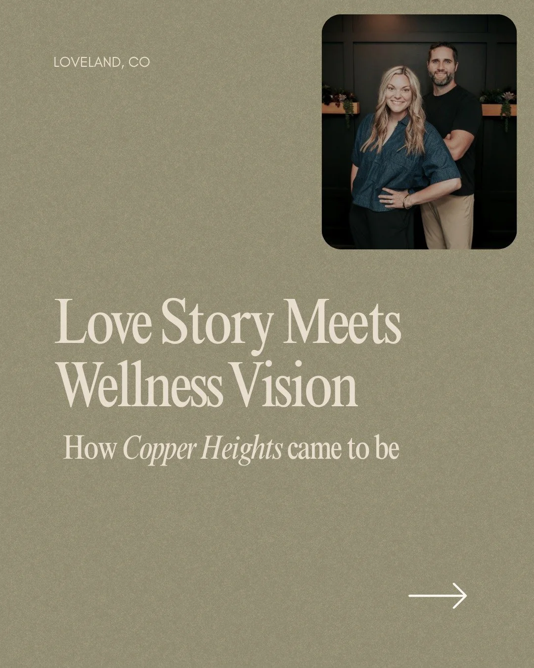 Every name has a story... ours just happens to start with love and a Colorado mountain view. 🏔️✨

We hope you feel the elevation when you arrive at our clinic.