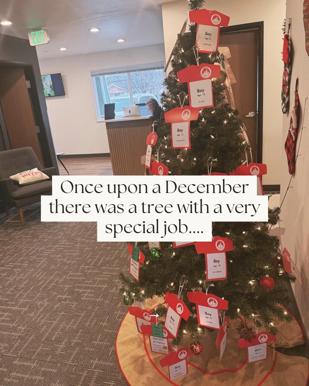 🎄 Our Giving Tree has officially returned &mdash; quietly standing in our lobby, filled with tags that represent children in our community who could use a little extra support this season.

If you&rsquo;ve ever wondered whether small acts truly matt