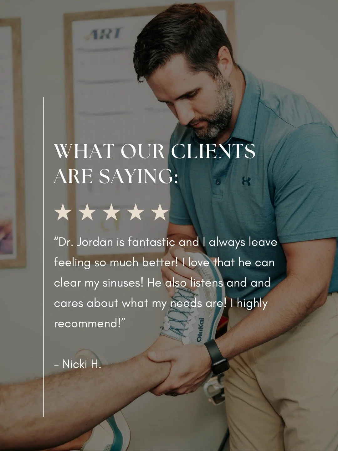 This season often leaves people dealing with stubborn sinus pressure after illness. 🤧

Dr. Jordan&rsquo;s approach focuses on listening, caring, and helping the body find relief. We are so grateful when patients share experiences like this so we can