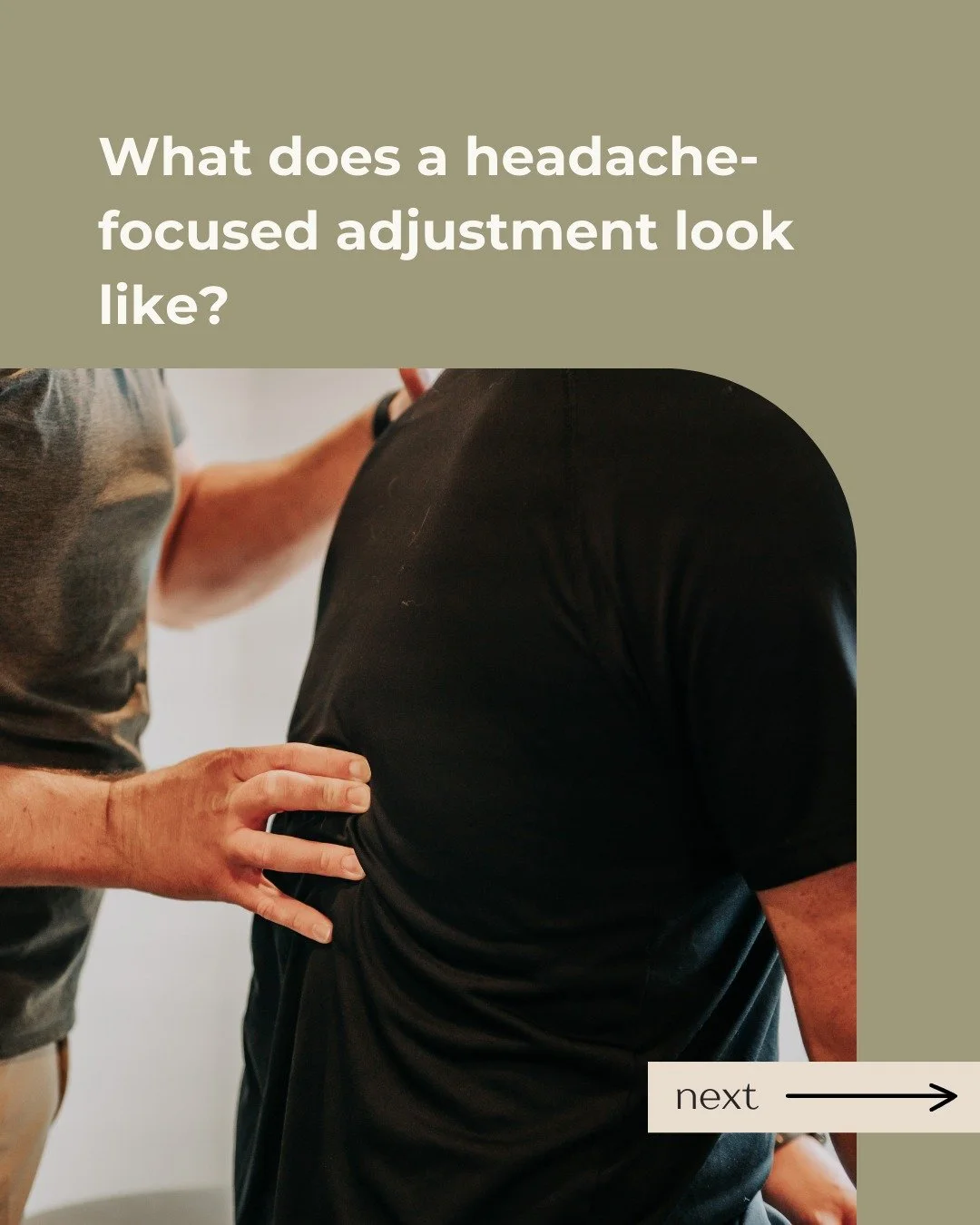 Headaches aren&rsquo;t just &ldquo;bad luck.&rdquo; They&rsquo;re usually a clue. 👀

A headache-focused appointment starts with a thorough posture and spinal check to see where tension and stress may be building. From there, care is personalized wit
