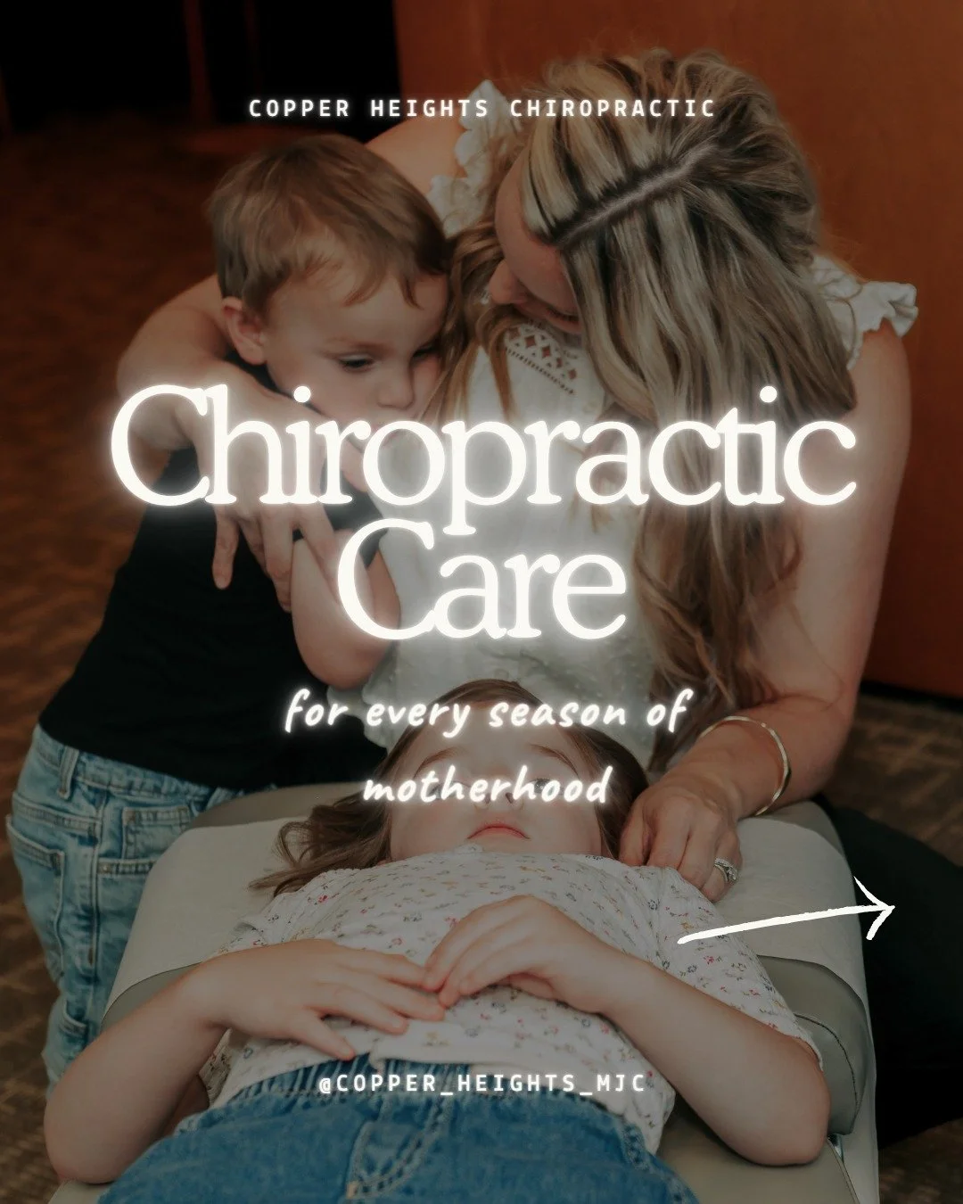 Moms are at the center of it all 🤍
From pregnancy, to postpartum, to caring for your little ones&mdash;you&rsquo;re constantly showing up for your family.

Chiropractic care is one way to support you in every season, so you can keep showing up feeli