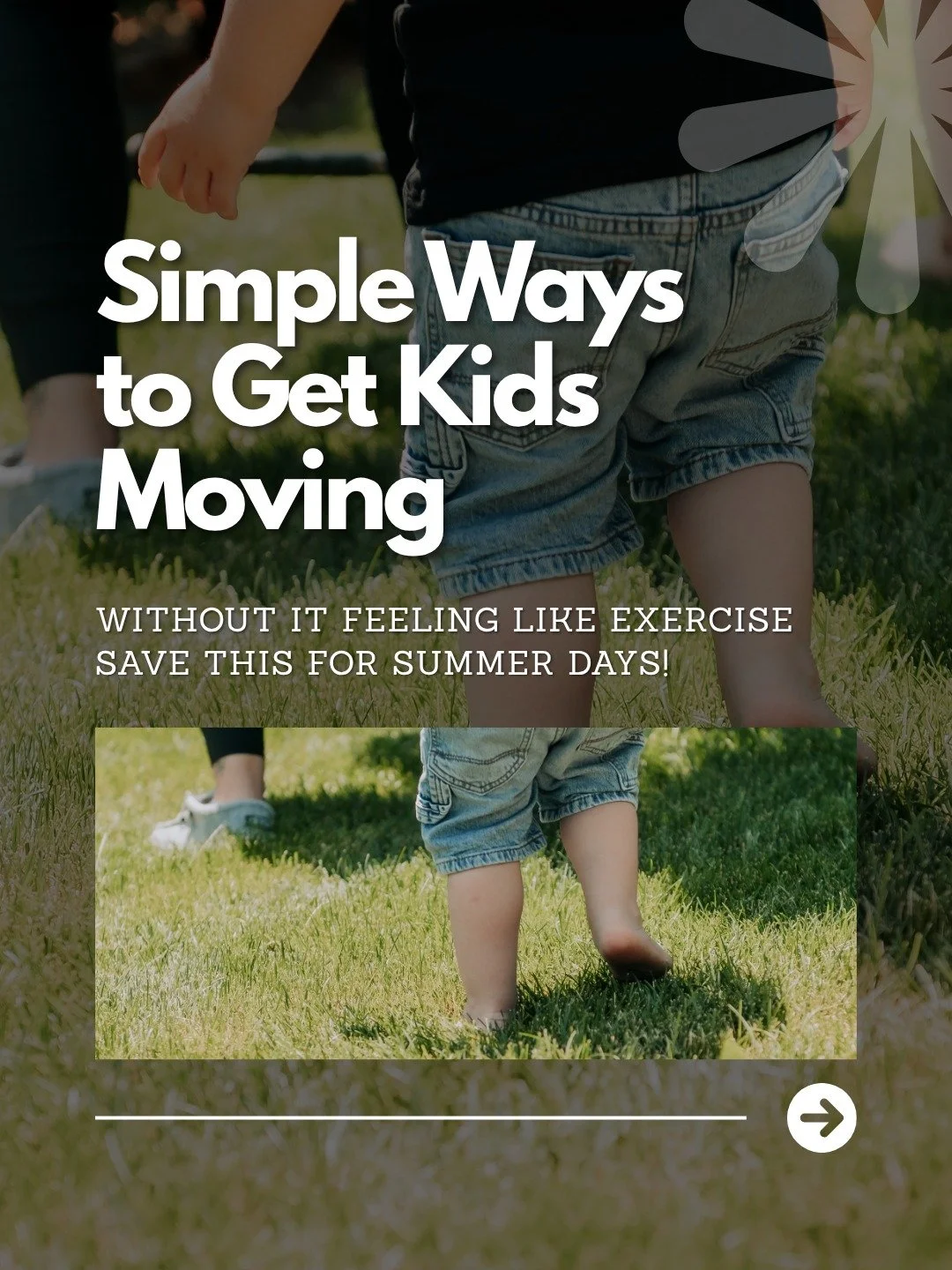 Movement doesn&rsquo;t have to be complicated to make a big impact 💛

Simple play, little bursts of activity, and intentional transitions all add up to healthier, happier families. Whether it&rsquo;s an obstacle course in the living room, a quick da