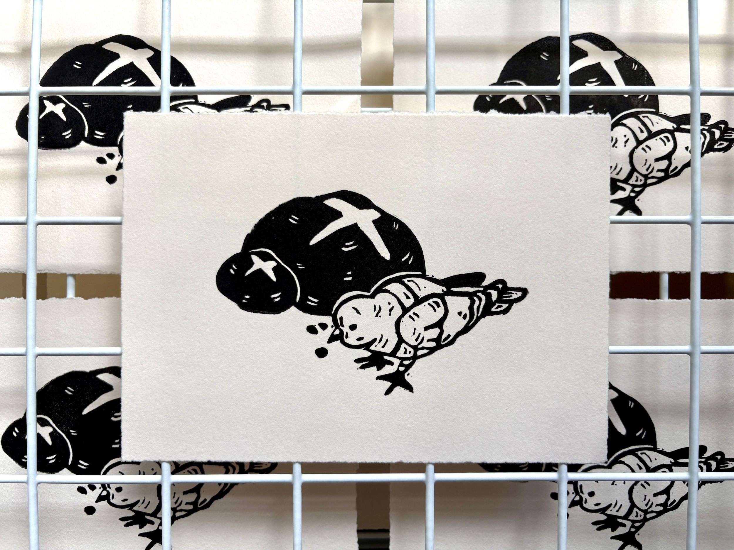 Made this for the 2026 Albuquerque Fermentation and Fungi Festival! Gosh, I love pigeons.