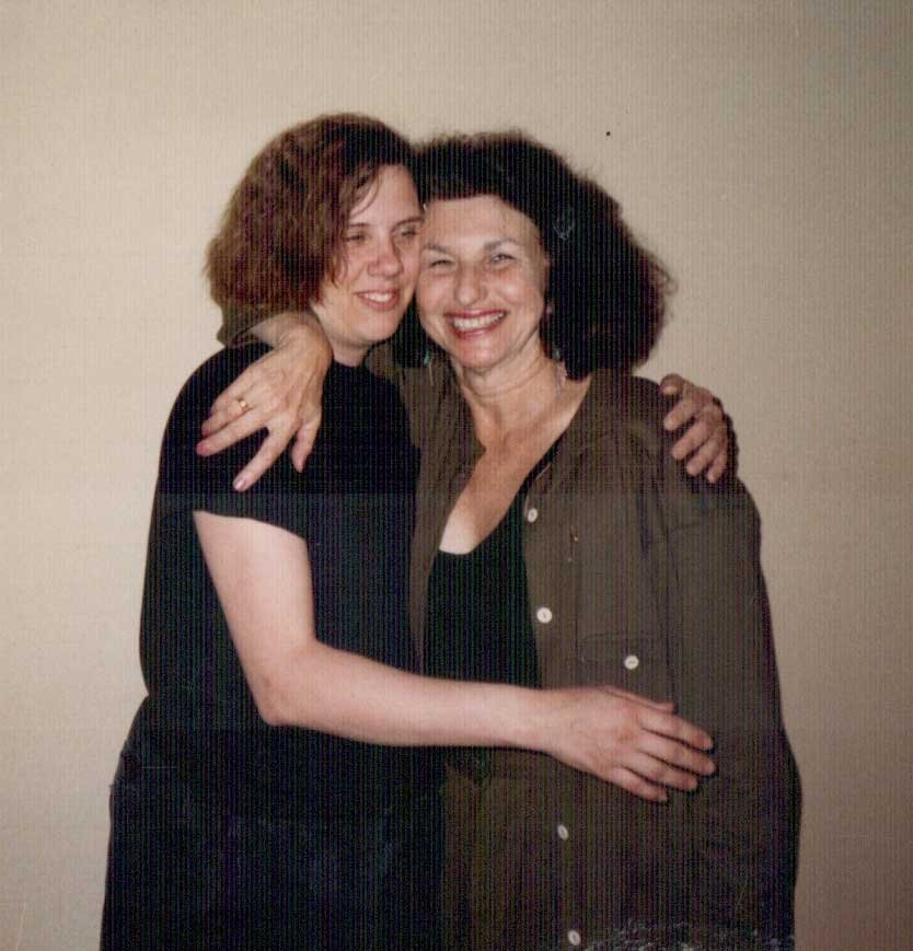 Barbara and Esther Broner, mentor, 1988.