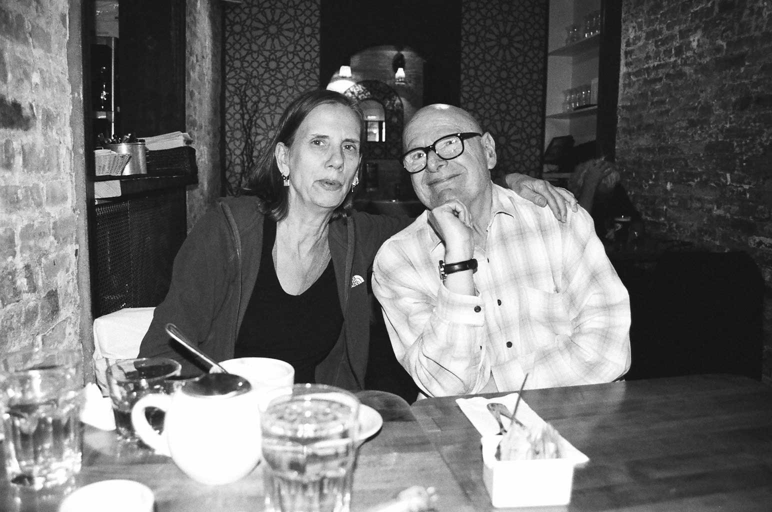 Barb and Bill Kushner, photo by Cliff Fyman, March 2, 2012.