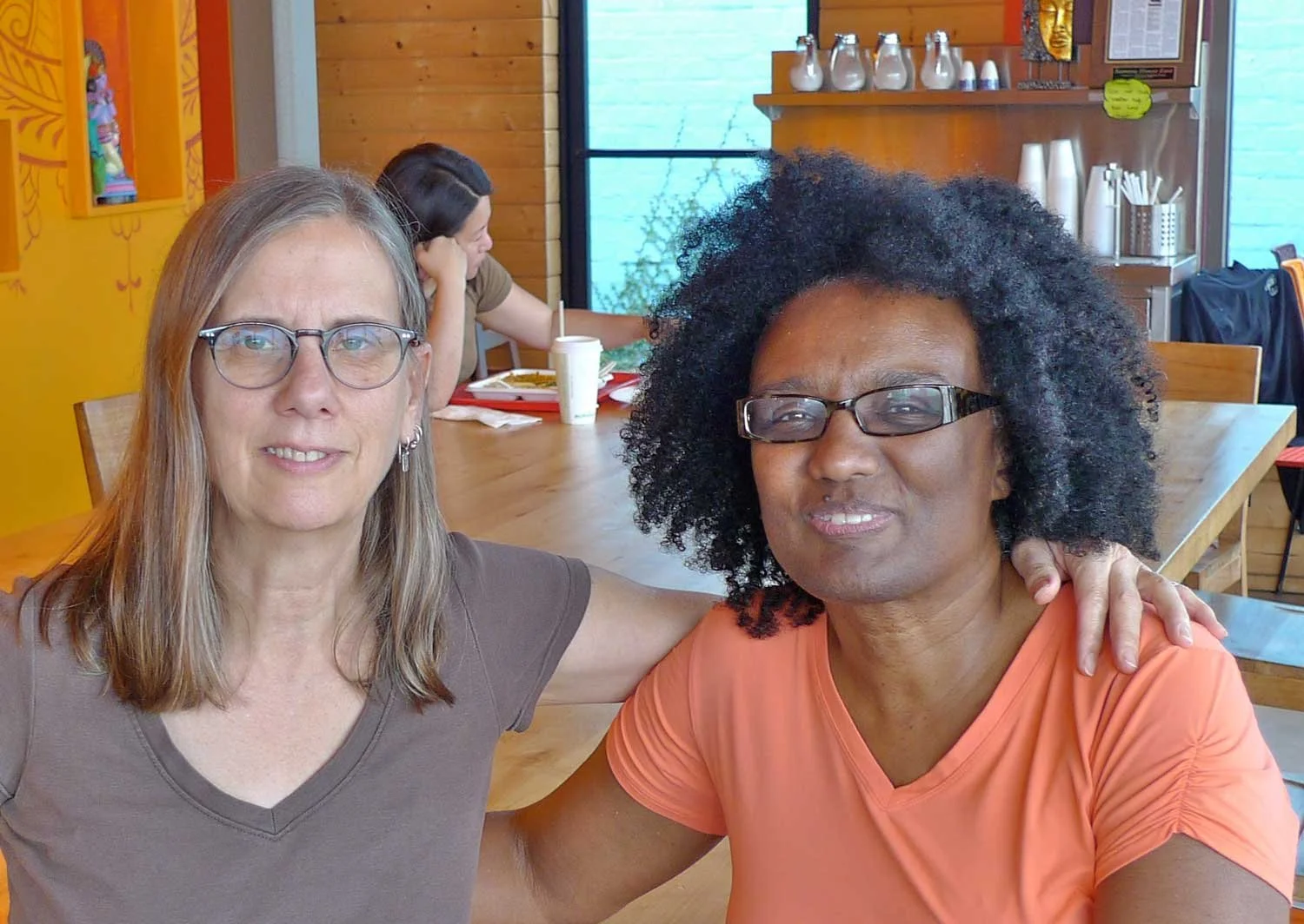 Harryette Mullen & Barbara Henning in LA, October 11, 2010.