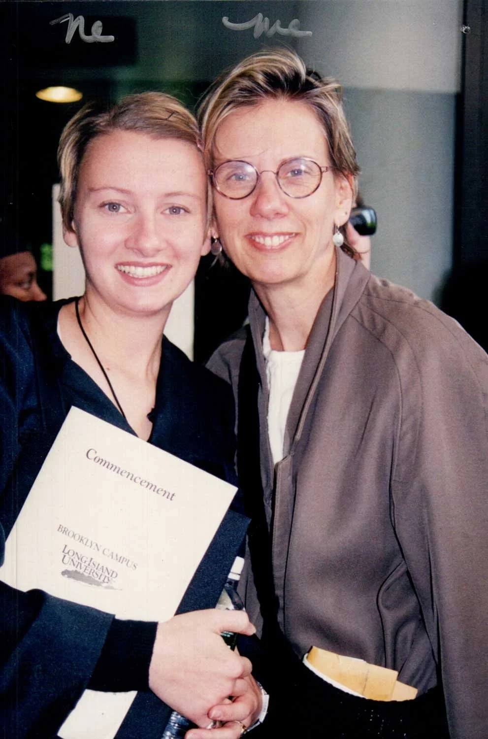 Barbara with her daughter Linnee Saperstein, LIU Graduation, 1997.