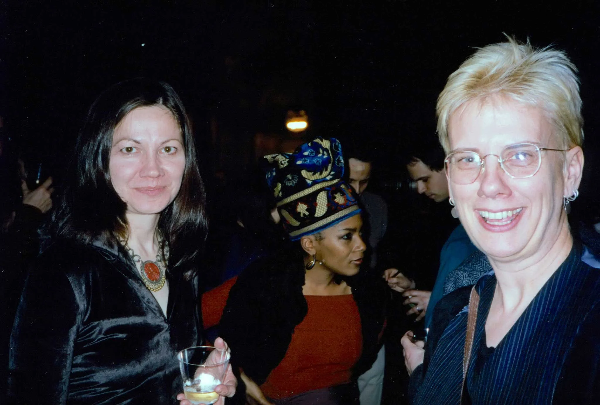 Brenda Coultas, Julie Patton, Barbara Henning, Photo by Greg Masters, 1997.