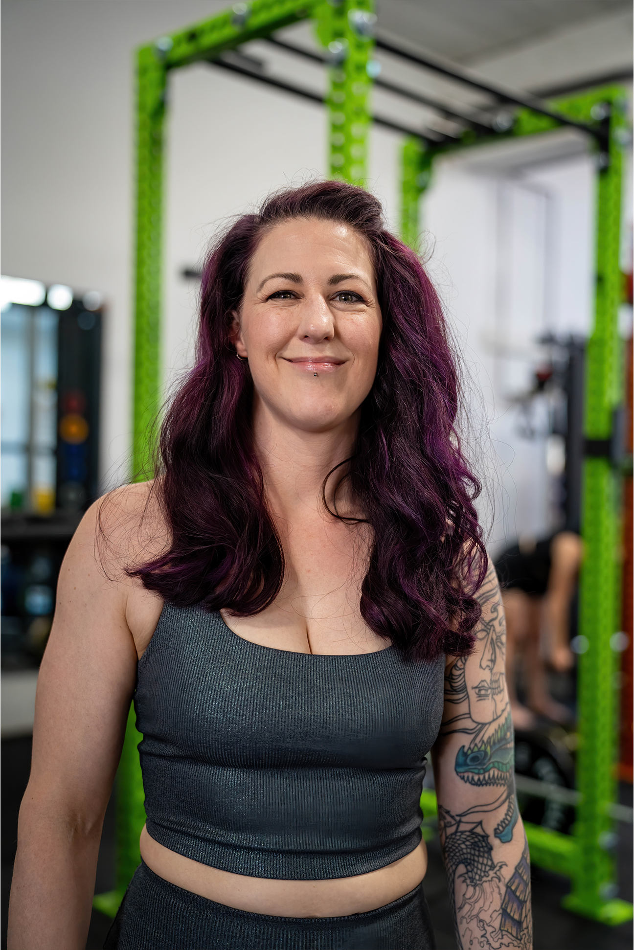 Kyla Helgeland Alexander strength coach and aerial coach at Misfit Strength Studio in Seattle Washington