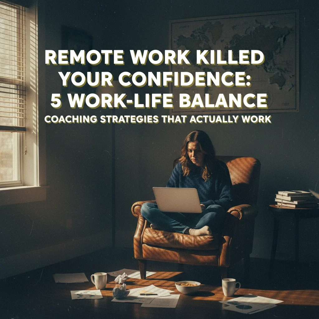 Remote Work Killed Your Confidence: 5 Work-Life Balance Coaching Strategies That Actually Work