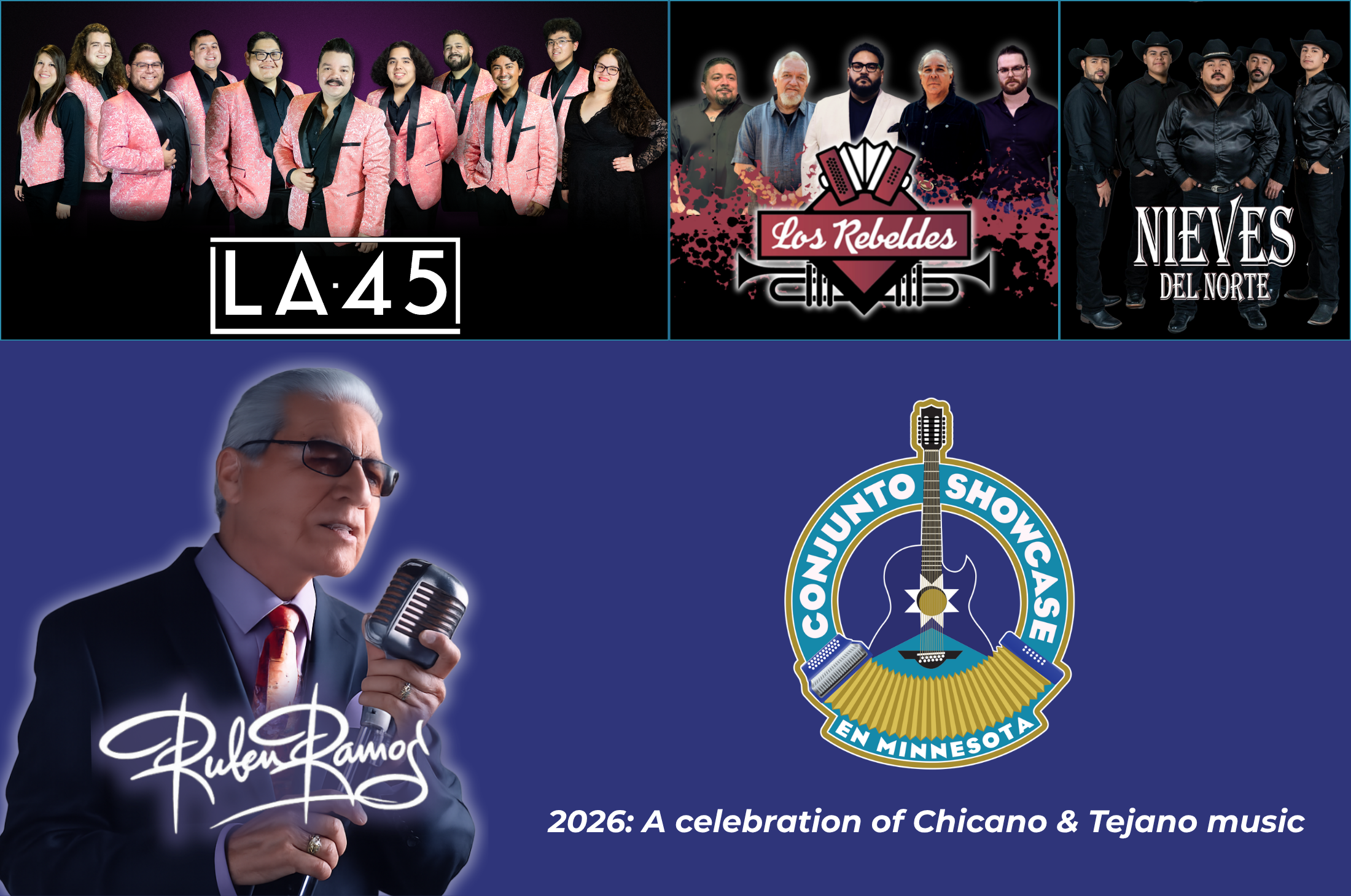 Conjunto Showcase en Minnesota featuring Ruben Ramos & LA 45