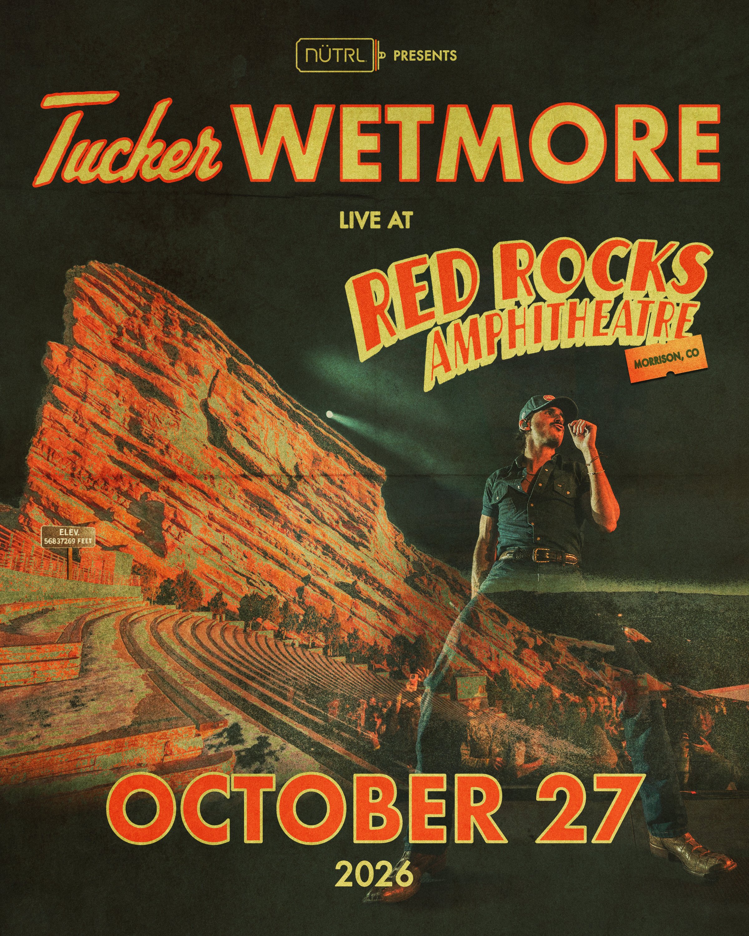 Admat Design for Tucker Wetmore "Live at Red Rocks"