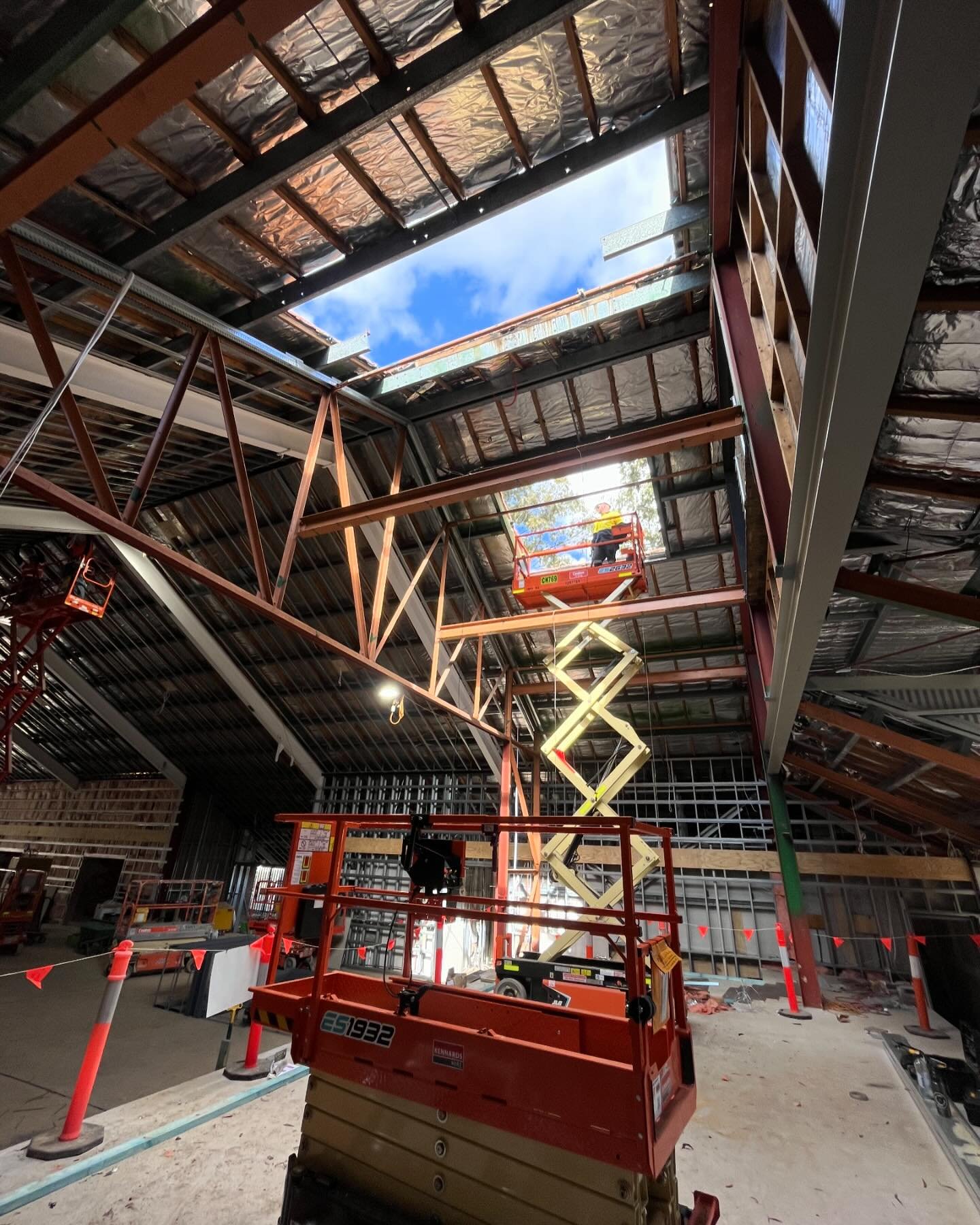 Commercial Works - 
Fire &amp; Smoke Vent Installation at Mullumbimby High School for some of the recent flood works upgrade.