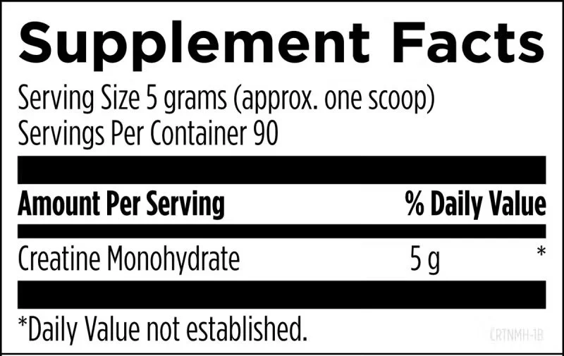 Creatine Monohydrate Powder-supplement facts.jpeg