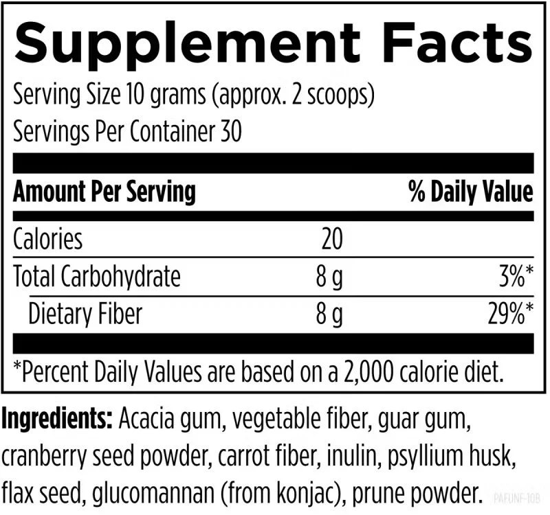 Fiber Prebiotic Complete-supplement facts.jpeg