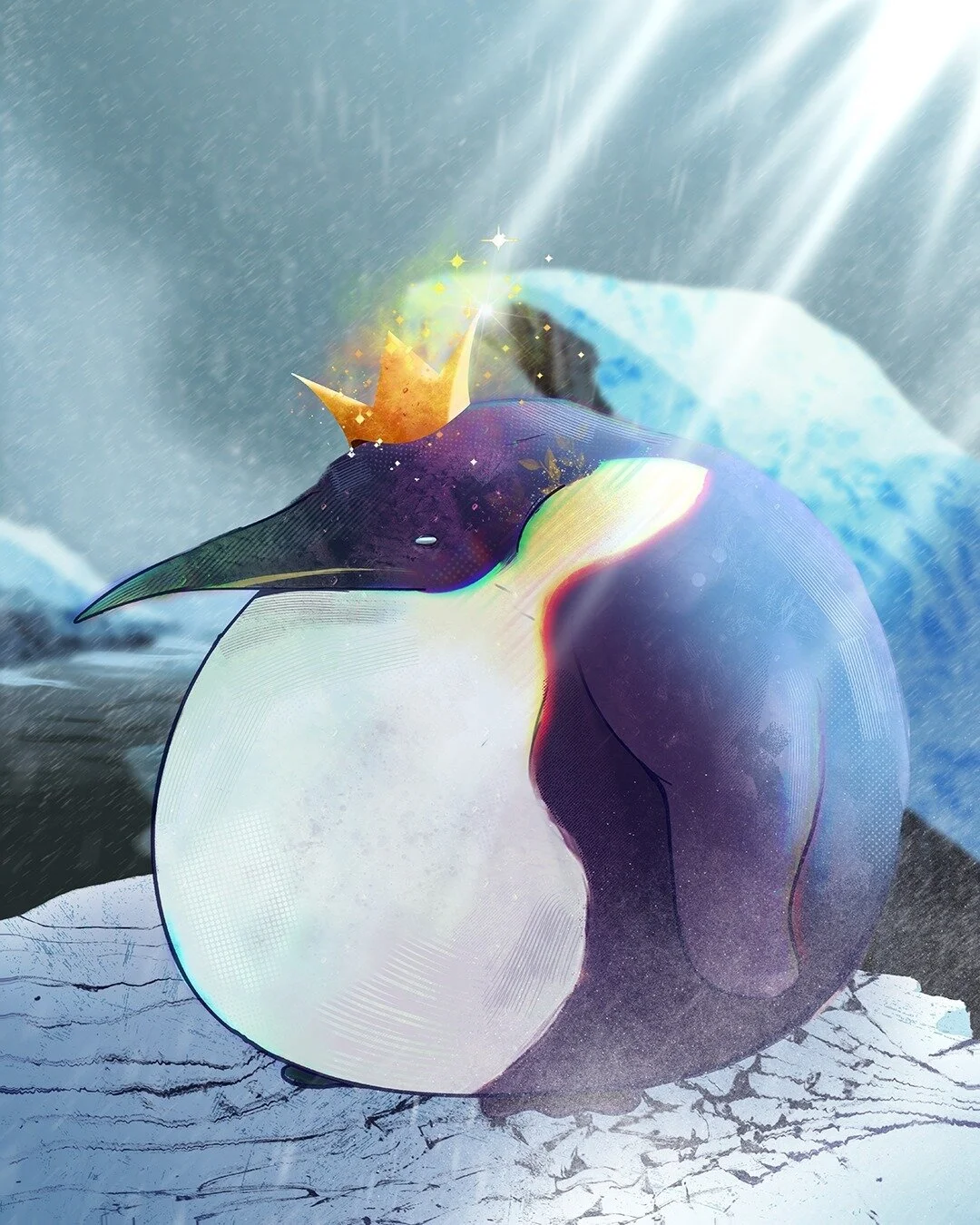 Philippe
Penguin II

#art #myart #artisoninsta #drawing #illustration #sketch #painting #digitalart #digitalartist #digitalillustration #digitaldrawing #procreate #king #penguin #animals #artstudy #winter @round.boys