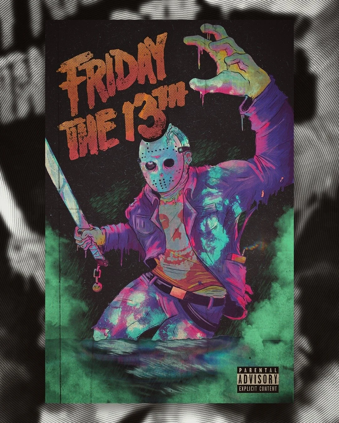 He wasn't a very good swimmer.
THEY SHOULD HAVE BEEN WATCHING HIM, LOOK WHAT YOU DID. TO HIM!

#myart #myartwork #digitalart #illustration #digitalillustration #illustrator #art #fanart #halloween #halloweenart #horror #slasher #jasonvoorhees #friday