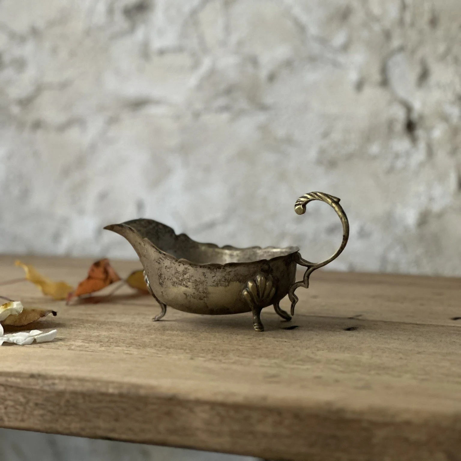 Petite silver pouring jug
