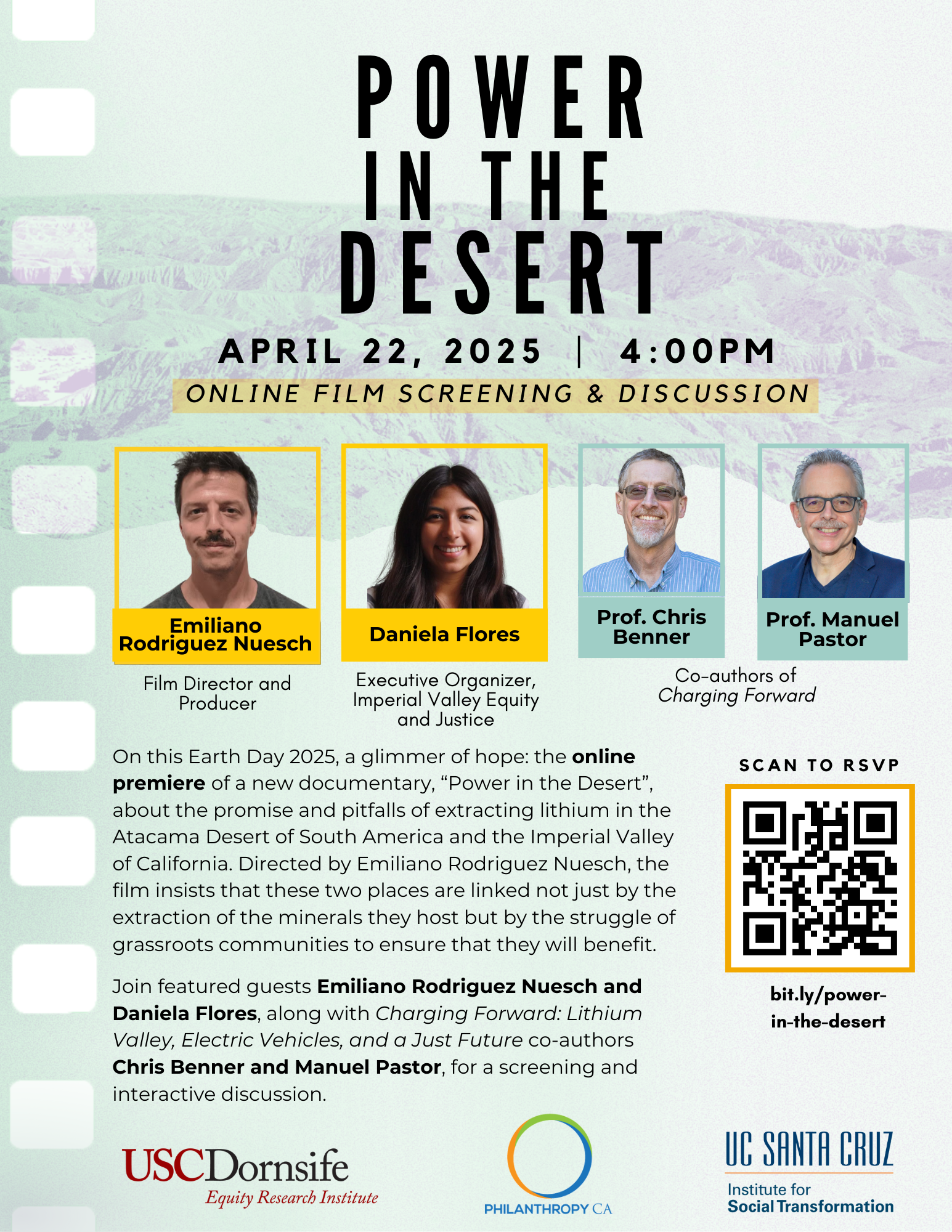 Power in the Desert - virtual film screening and discussion