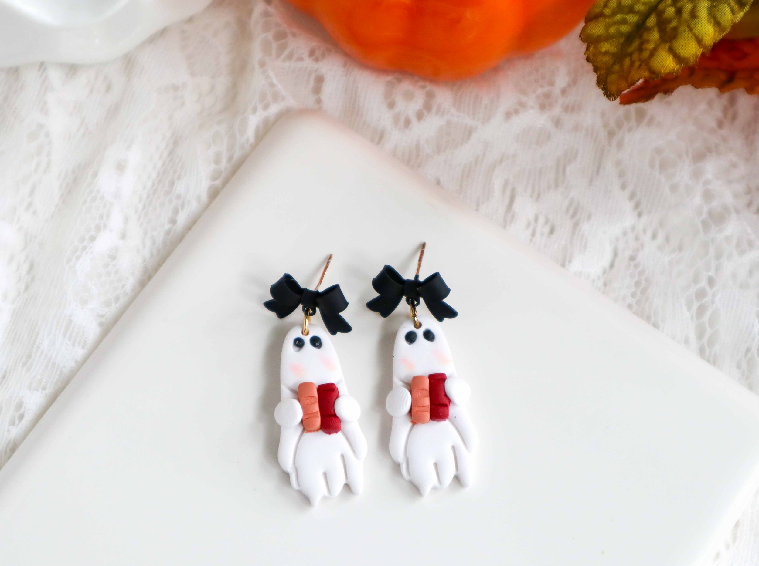 Reading Ghost Earrings
