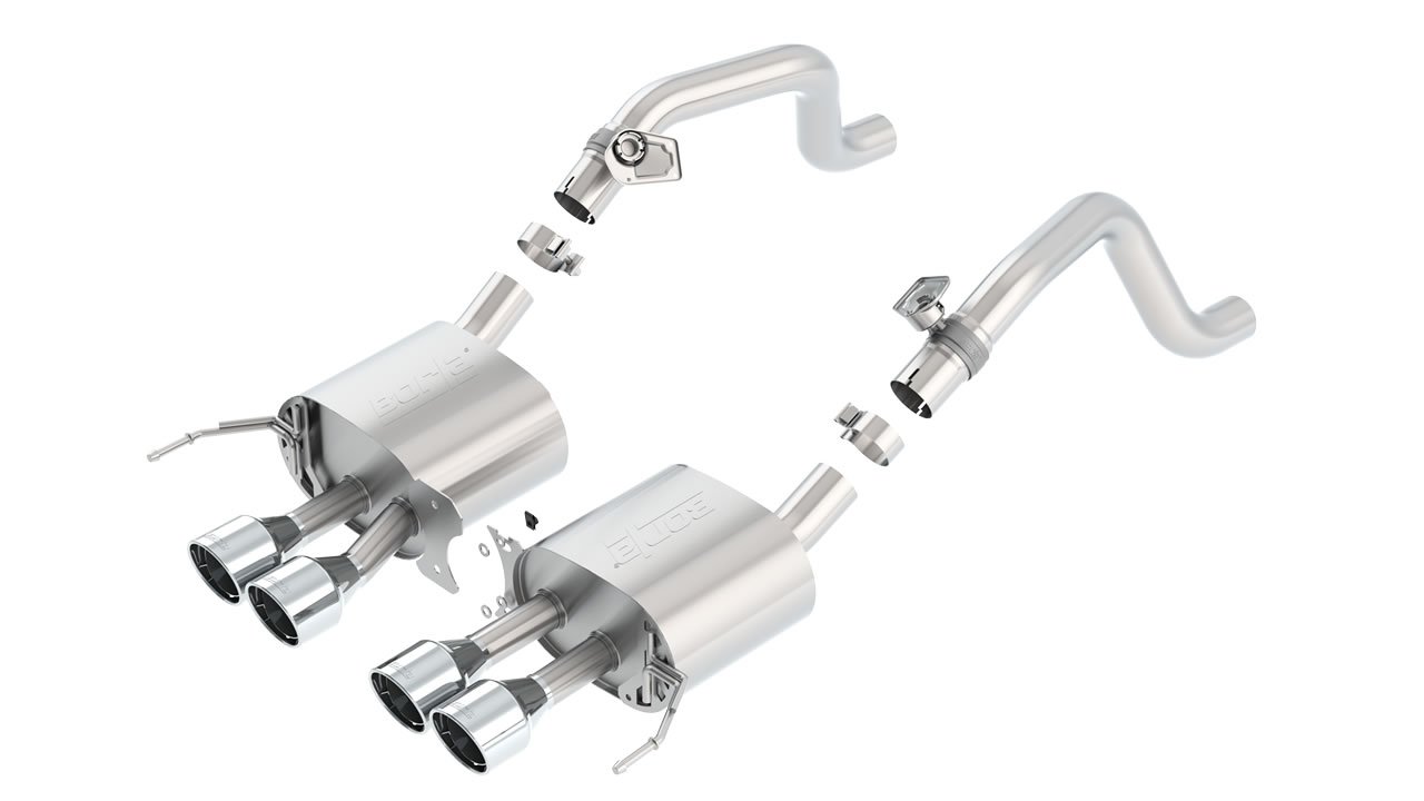 C7 Corvette Borla S-Type Axle Back Exhaust