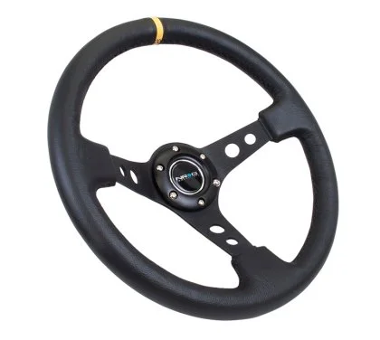 NRG Reinforced Steering Wheel Black
