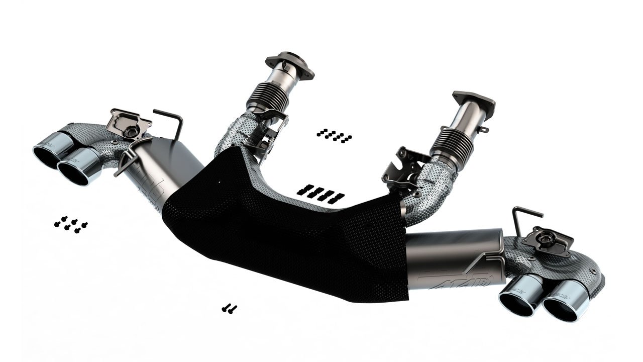 Borla ATAK Cat-Back for C8 Corvette With Chrome Tips
