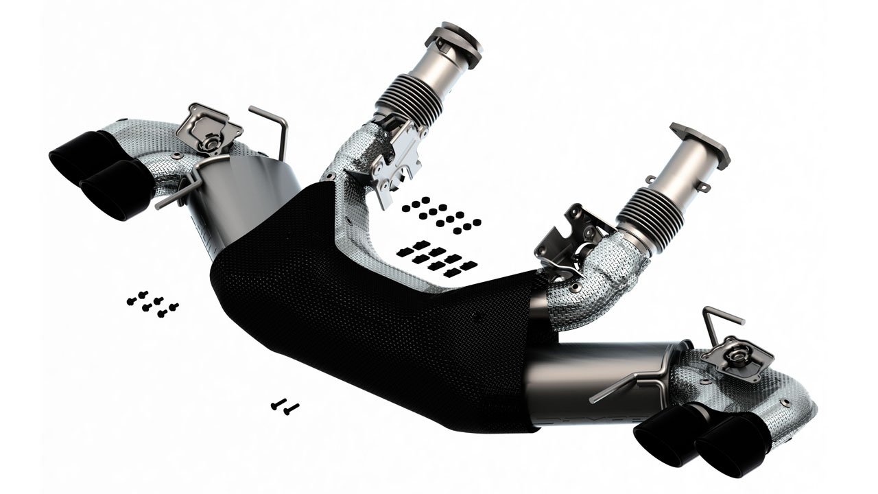 Borla S-Type Cat-Back for C8 Corvette With Black Tips