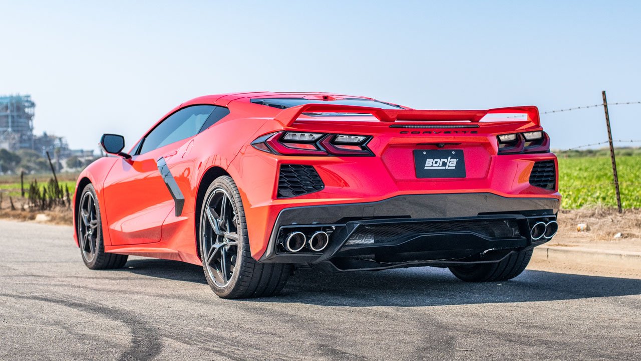Borla S-Type Cat-Back for C8 Corvette With Chrome Tips