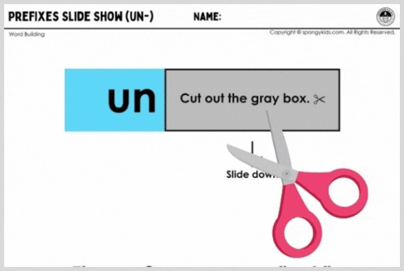 Prefixes Slide Show (un-)