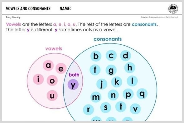 Vowels and Consonants