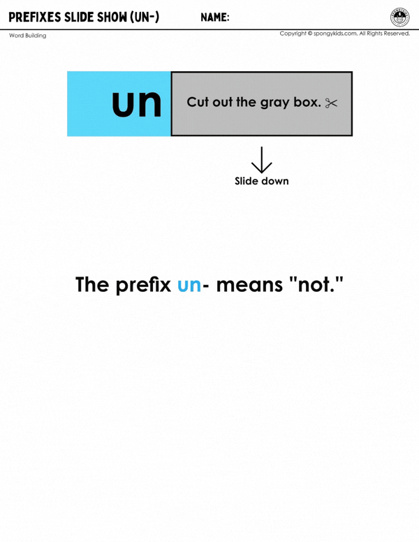 Prefixes Slide Show (un-)