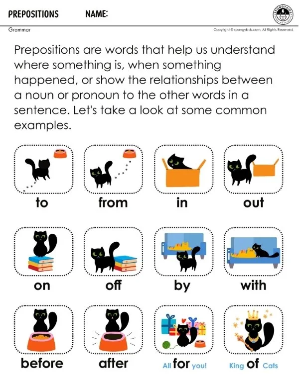Prepositions