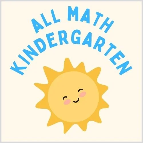 Thumbnail for a complete list of kindergarten math