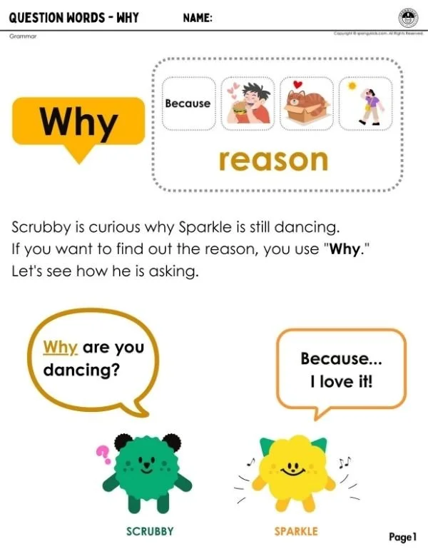 Question Words - Why