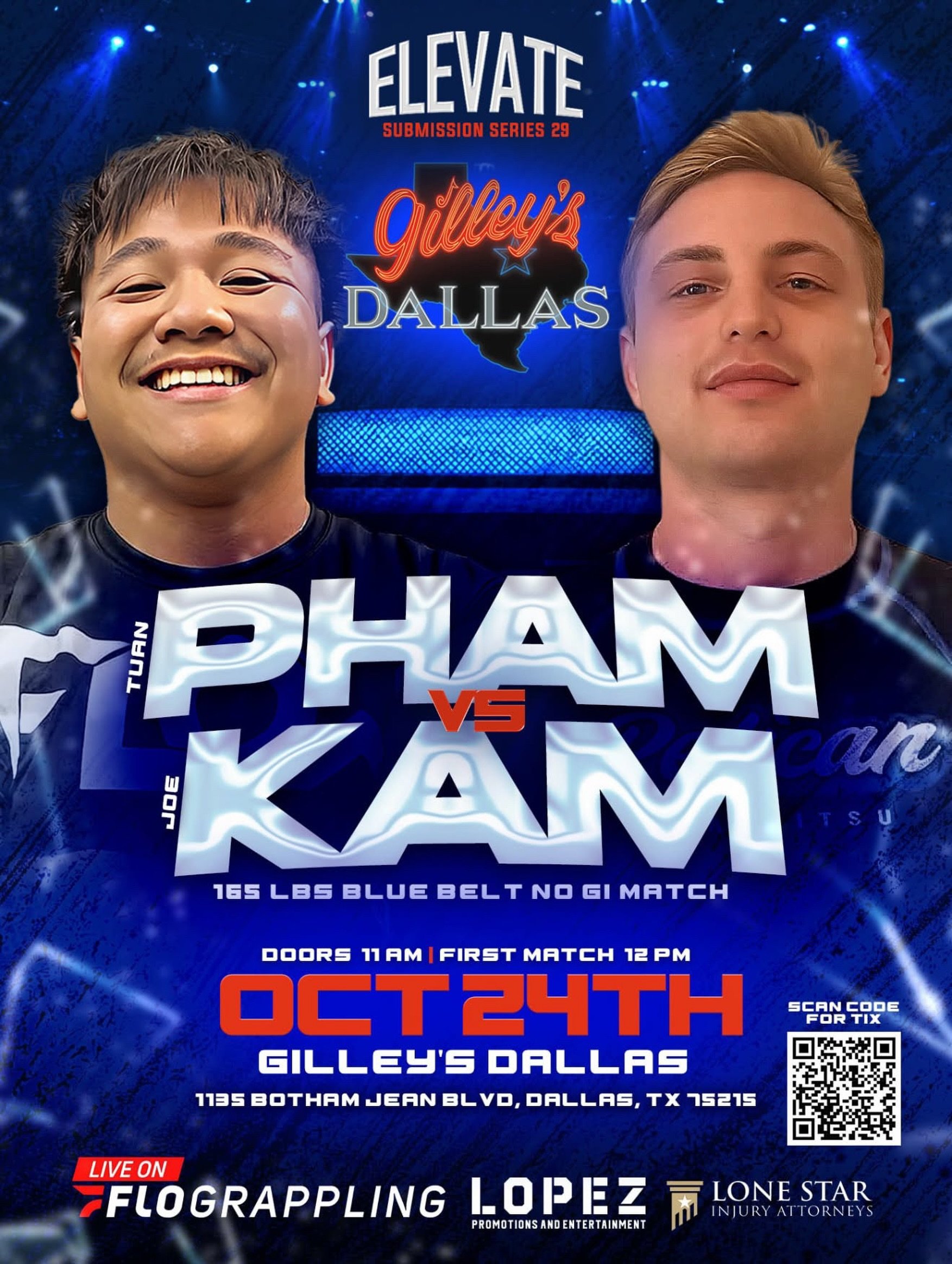 Fresh off the press&hellip;..

@tuan.tx is stepping back out to compete on Oct 24th for @_elevate_submission_series__ 

DM @tuan.tx for tickets! See you there!