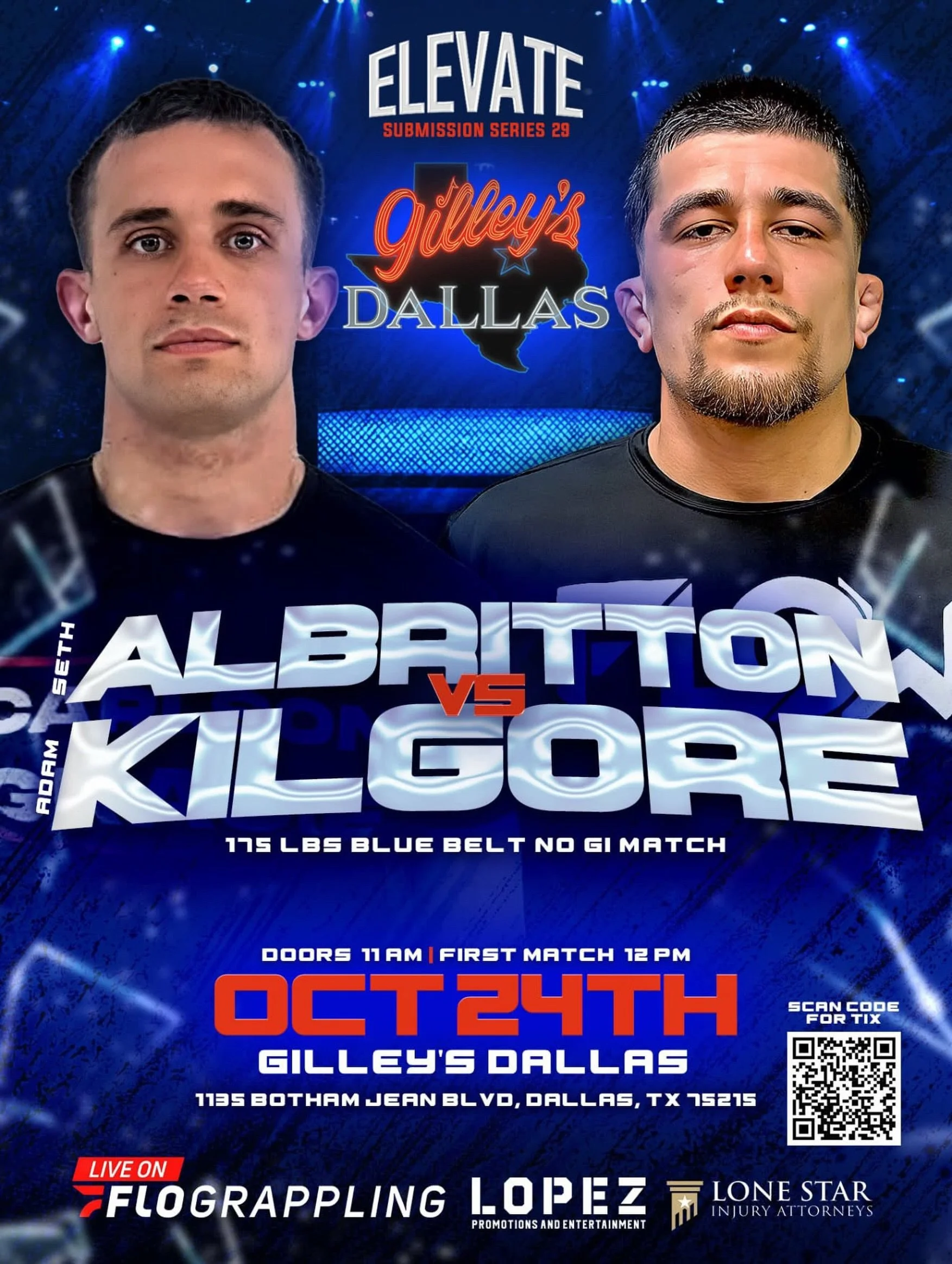 @adamkilgore24 is back! You won&rsquo;t want to miss this match up!

October 24th he will be competing @_elevate_submission_series__ 

DM him for tickets!!