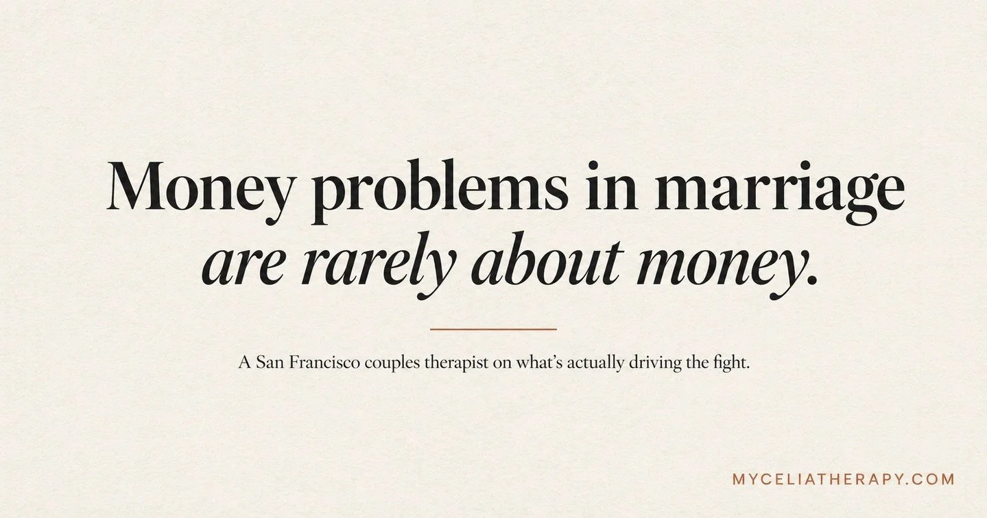 You'd never argue a million-dollar deal in five-minute increments.

But that's how most couples argue about money.

Quick. Reactive. Through a side comment about the takeout bill.

Money is the cleanest fight to start. You can quote a number. Point t