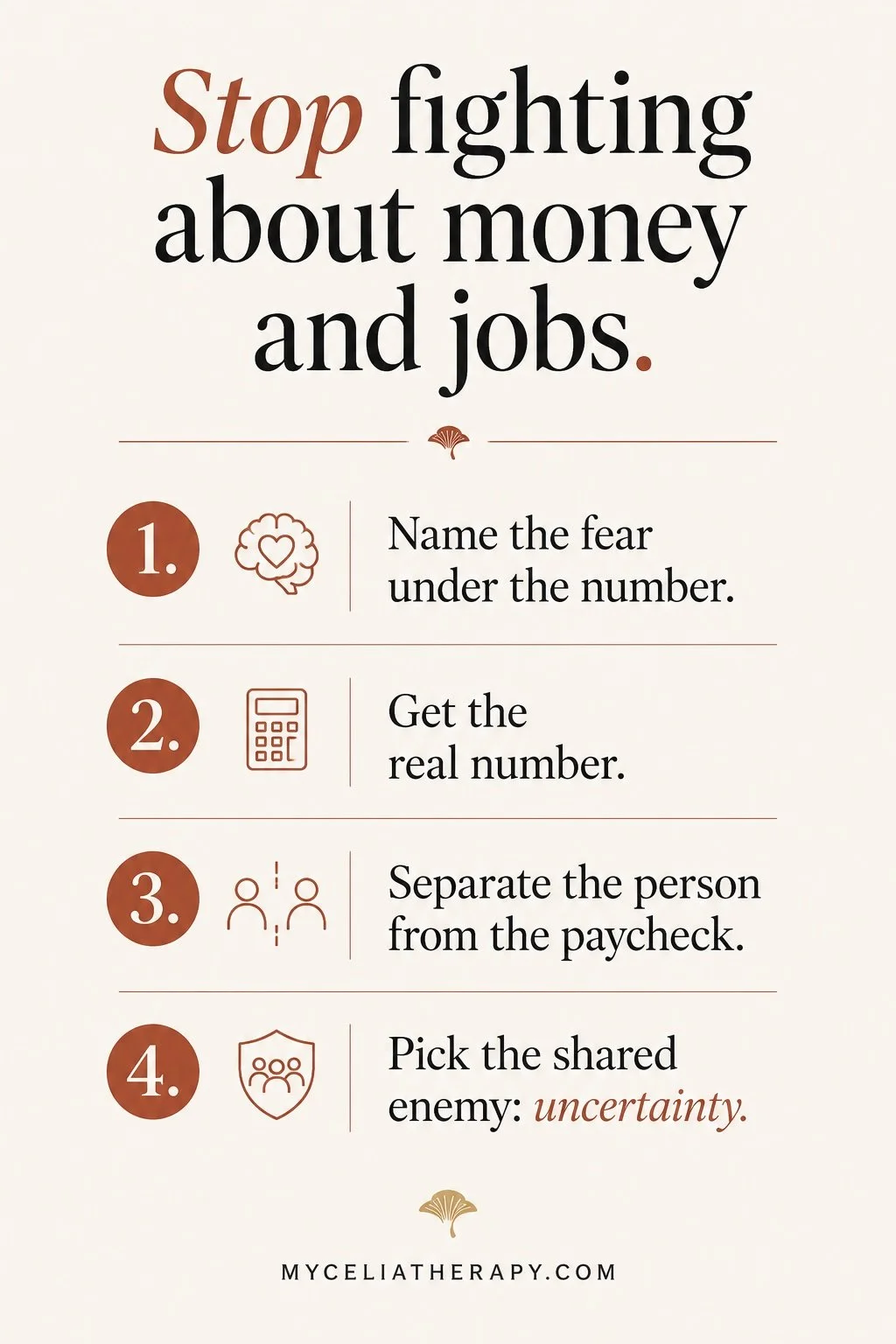 Infographic  stop-fighting-money-jobs-checklist